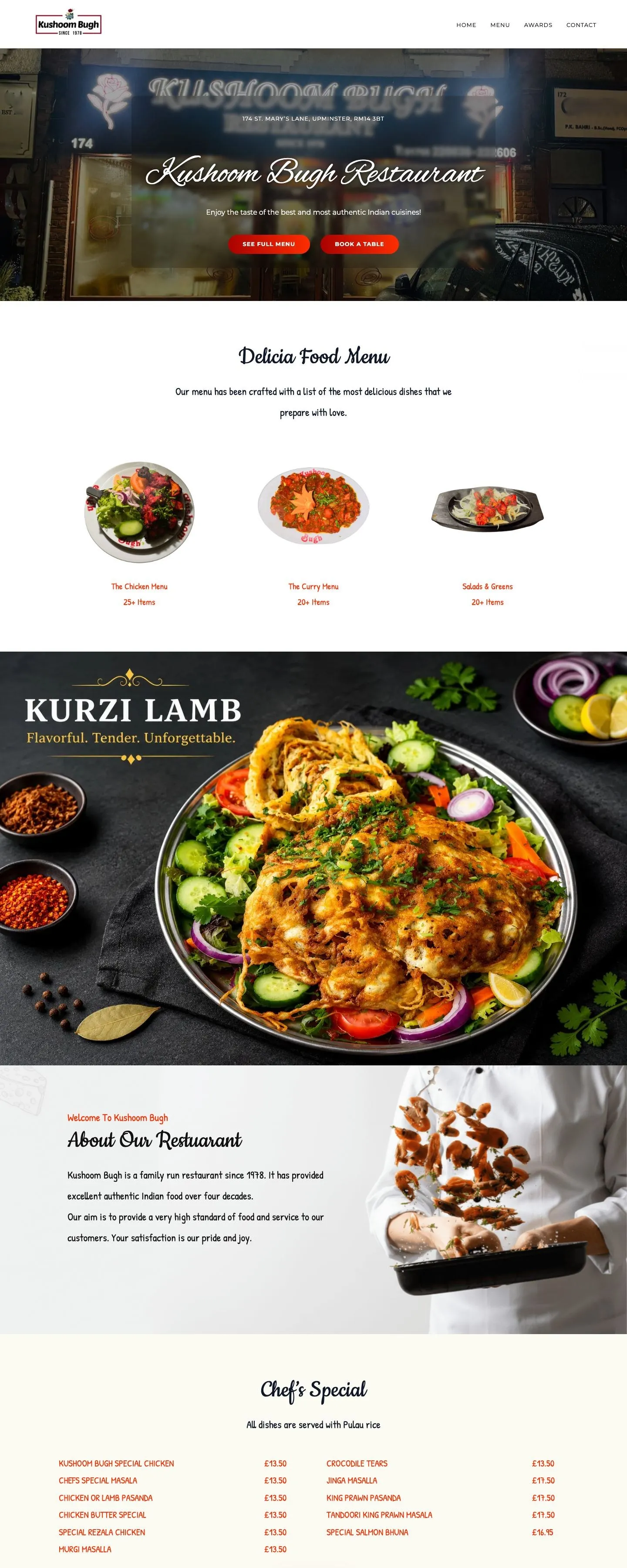Kushoom Bugh website homepage